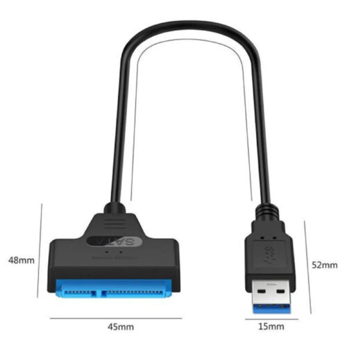 USB 3.0 to 2.5″ SATA III Hard Drive Adapter Cable/UASP -SATA to USB3.0 Converter