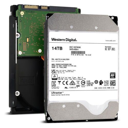 WD DC HC550 16TB 7.2K SATA 6Gb/s UltraStar Data Center Hard Drive