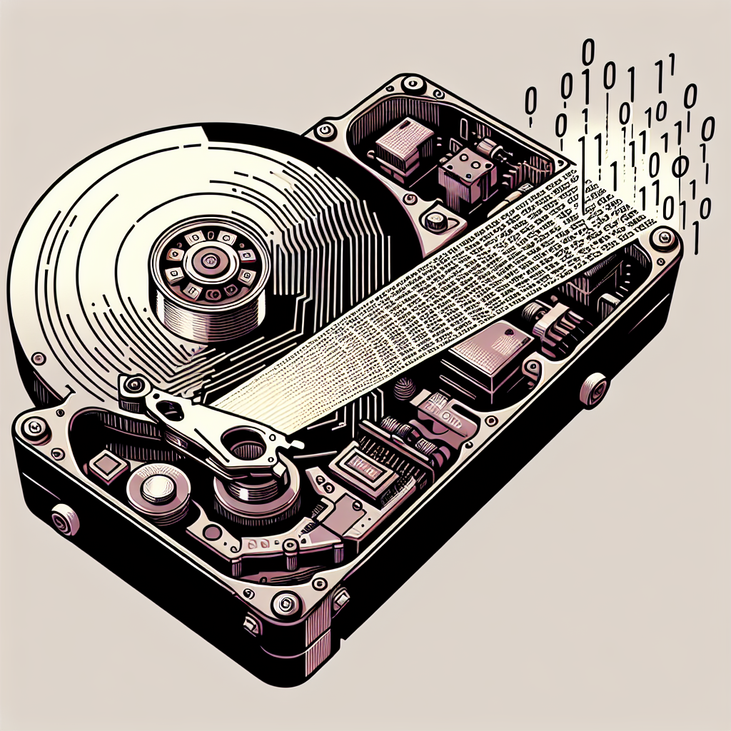 Understanding the Mechanics of a Hard Disk Drive: How Data is Stored and Accessed