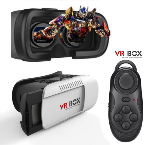 Virtual Reality VR Headset 3D Glasses With Remote for Android IOS iPhone Samsung