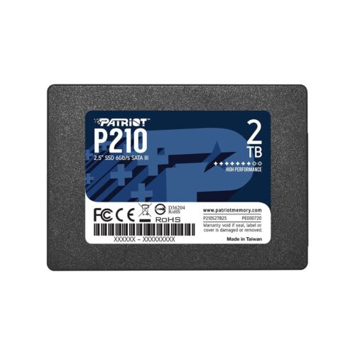 Patriot P210 128GB 256GB 512GB 1TB 2TB 2.5″ SATA 3 6GB/s Internal SSD PC/MAC Lot