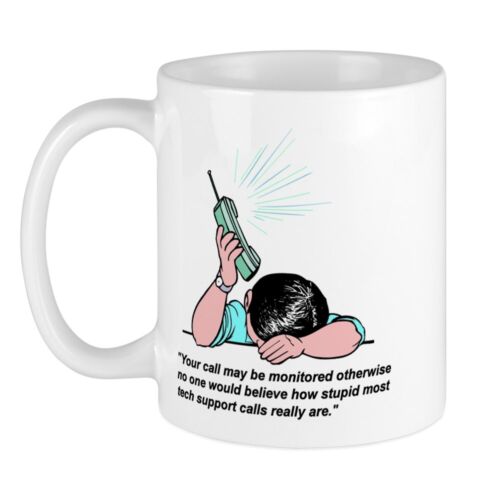 CafePress Help Desk Tech Support Mug 11 oz Ceramic Mug (191938620)