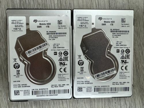 2 PACK !! Seagate ST1000LM035 Mobile HDD 1 TB 2.5″ SATA III Laptop Hard Drive