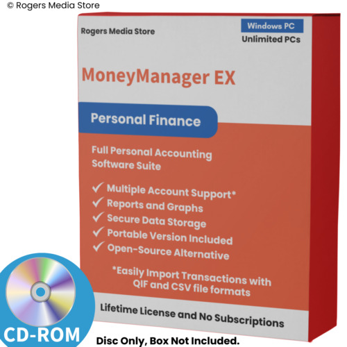 Money Manager EX Personal Finance Software -Budgeting, Reports, Import QIF on CD