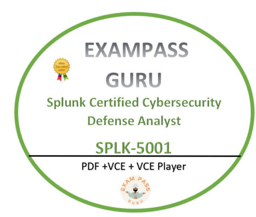 SPLK-5001 Certified Cybersecurity Defense Analyst 66QA , NOVEMBER UPDATED!