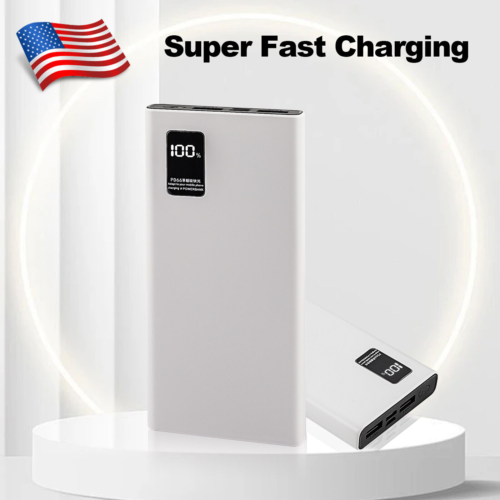 Portable Power Bank External Battery Capacity 9000000mAh 2USB Super Fast Charger