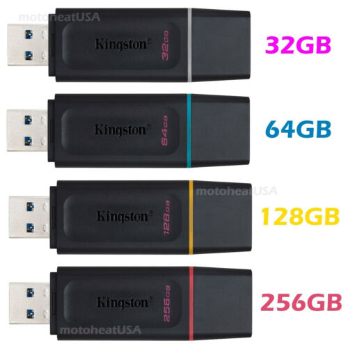 Kingston 32GB 64GB 128GB 256GB USB 3.0 Flash Drive Thumb Memory Stick Pen lot