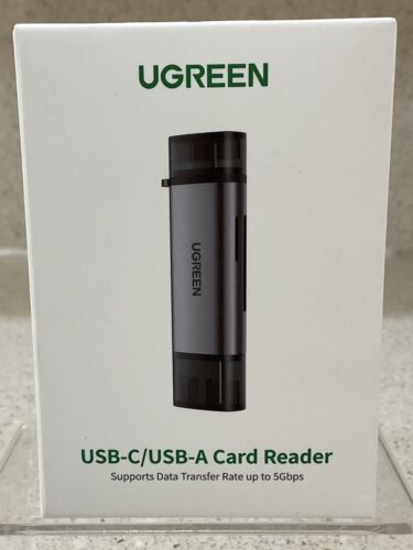 UGREEN – USB-C/USB-A Card Reader – Supports Data Transfer Rate up to 5Gbps – NEW