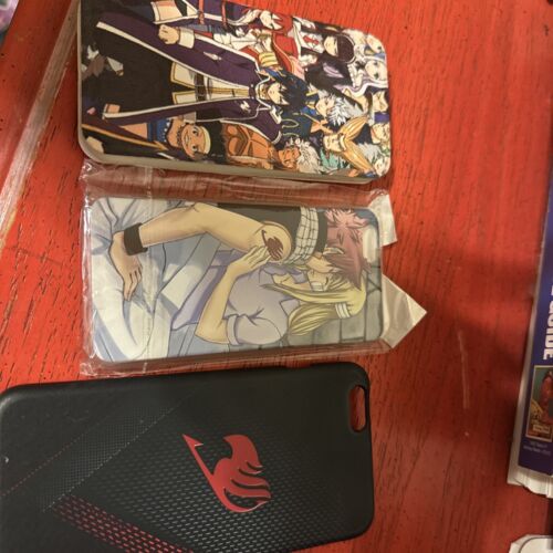 Lot Of 3 Fairy Tail Iphone And Galaxy Cases – Fairy Tail Group Shot