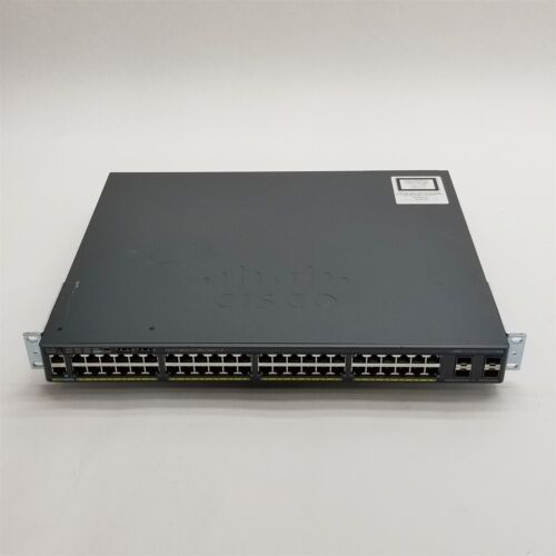 Cisco Catalyst WS-C2960X-48FPS-L Cisco 2960-X 48 GigE PoE 740W LAN Base Switch