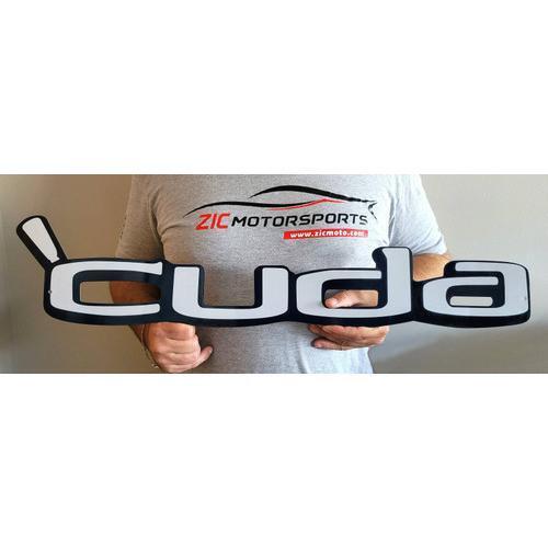 1970-1974 Plymouth “CUDA” Script Steel Sign