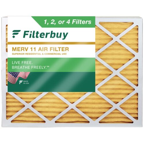 Filterbuy 20x25x5 Air Filters, AC Furnace Replacement for Honeywell (MERV 11)