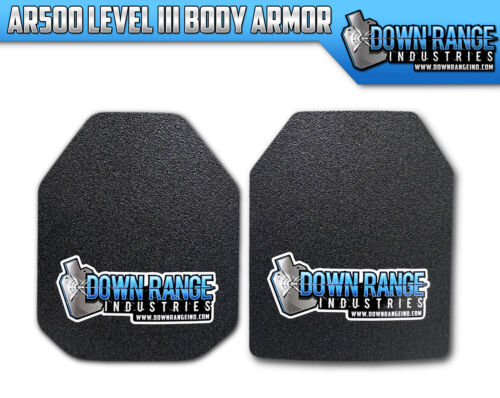 Body Armor AR500 Level 3 Set Of Plates Curved 10×12 Swim/Sapi