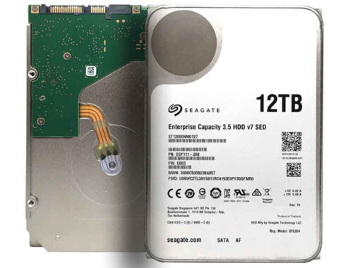 Seagate ST12000NM0127 12TB 256MB 7200RPM 3.5″ SATA 6.0Gb/s Enterprise Hard Drive