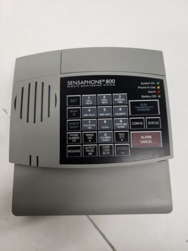 Sensaphone 800 REMOTE Monitoring System / NO AC ADAPTER