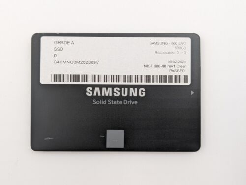 Samsung 500GB 860 EVO 2.5″ SSD Solid State Drive SATA III – (MZ-76E500)