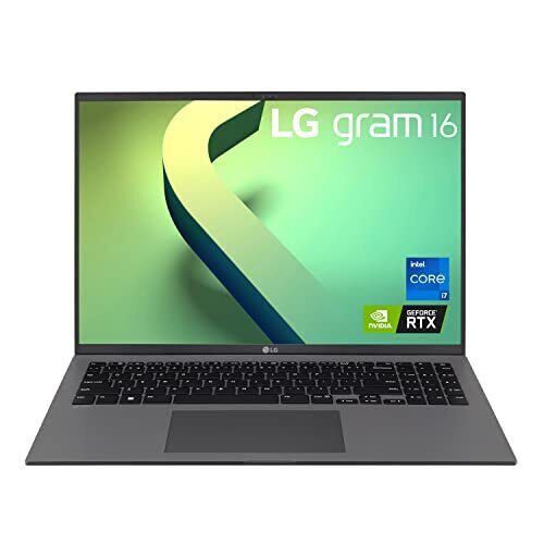 LG gram (2022) 16Z90Q Laptop, 16″ (2560 x 1600) i7-1260P 16GB 1TB SSD Win 11