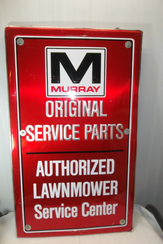 MURRAY ORIGINAL SERVICE PARTS AUTHORIZED SERVICE CENTER METAL SIGN -30 X 18″