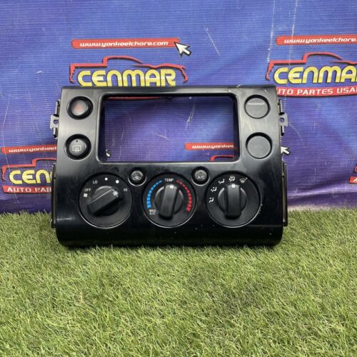 07-10 TOYOTA FJ CRUISER AC HEATER CLIMATE CONTROL TRIM PANEL BLACK 88650 35280