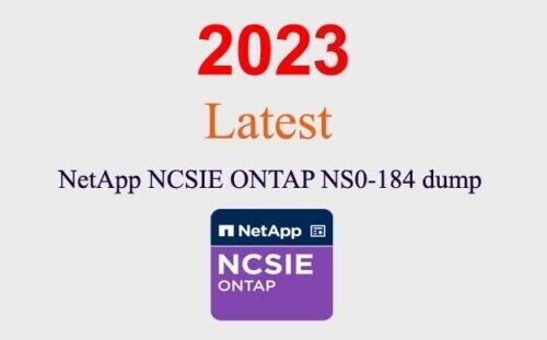 NetApp Storage Installation Engineer ONTAP NS0-184 GUARANTEED (1 month update)