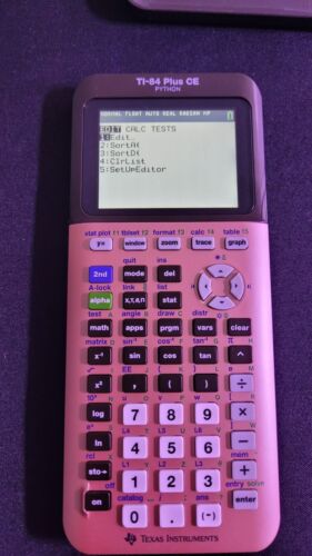 Texas Instruments TI-84 Plus CE Python Graphing Calculator Rose Gold Pink