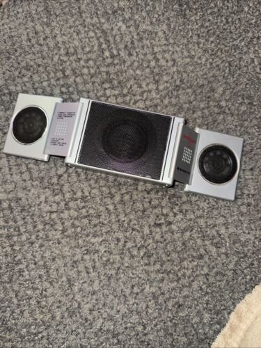 Sanyo Msp-5 Vintage Folding Collapsible 3 Speaker System Works Rare