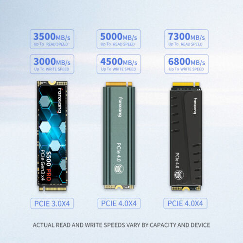 Fanxiang SSD M.2 NVME 1TB 2TB 4TB SSD Game SSD Internal Solid State Drive Lot