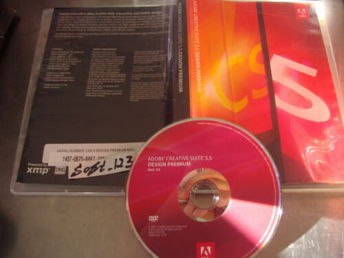 Adobe Creative Suite 5.5 CS5.5 Design Premium For MAC OS Full Retail DVD Vers.