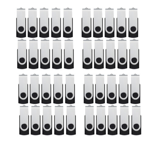 10/20/50/100 Pack 2GB Swivel Memory Sticks Data Storage Thumb Drives Wholesale