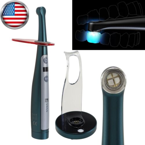 SWAN Dental LED Curing Light Cordless Orthodontic Caries Detector Lamp Lens VALO