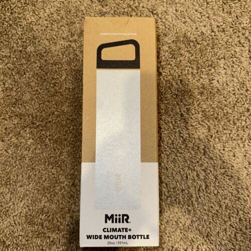 MiiR Insulated Wide Mouth Bottle VMware Logo 20oz NEW IN BOX NIB Silver Climate+