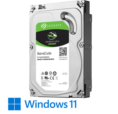 Internal HDD SATA 3.5″ 250GB-2TB Hard Drive with Legacy Windows 11 Pro Installed