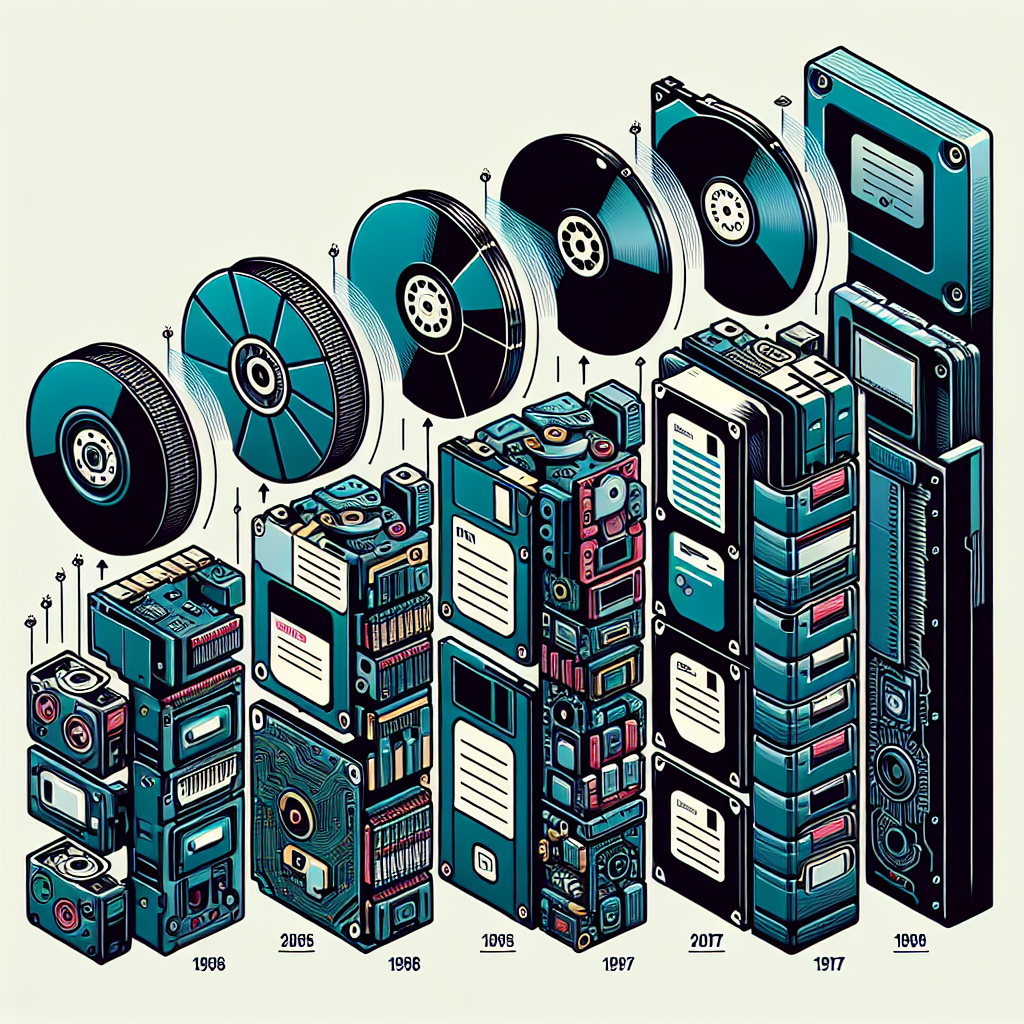 The Evolution of Magnetic Storage Technology: From Floppy Disks to SSDs