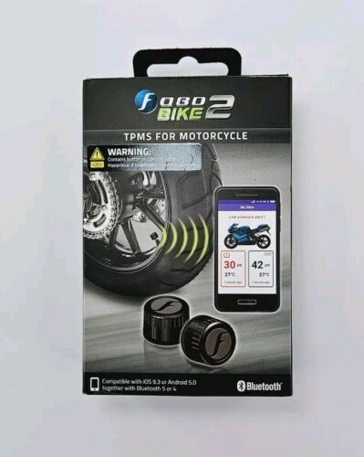 FOBO Bike 2 Tire Pressure Bluetooth Remote Monitoring for Trike TPMS #TM1802