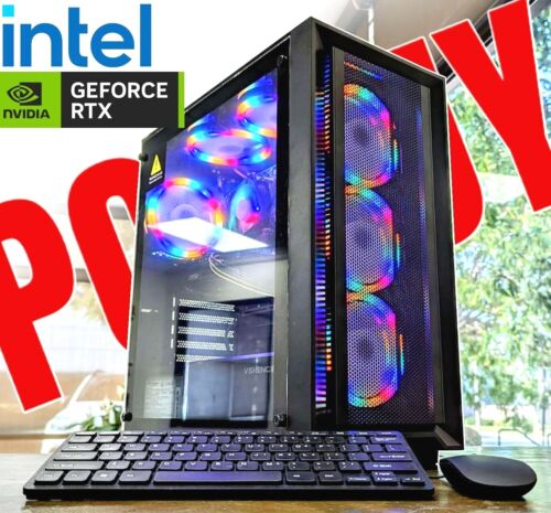 High Performance Gaming PC INTEL 8 CORE 4.5GHz 64GB RAM RTX 3080 W11 PRO WIFI