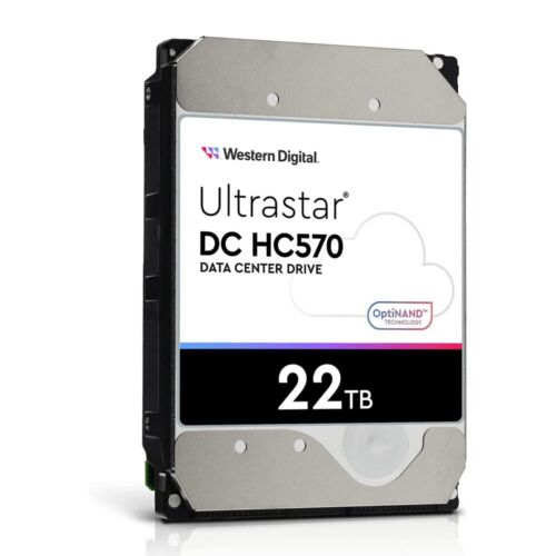 WD Ultrastar DC HC570 22TB 0F48155 HDD 3.5″ 7200 RPM Hard Drive WUH722222ALE6L4