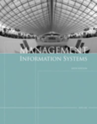 Management Information Systems,Effy Oz- 9780619215385