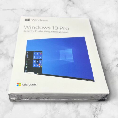 Sealed Microsoft Windows 10 Pro USB Flash Drive OEM Product Software Box