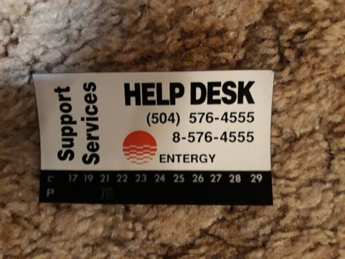 Entergy Magnet with Thermometer Help Desk Support Services