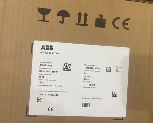 1PCS NEW ACS510-01-017A-4 NEW ABB Frequency Converter ACS510-01-017A-4