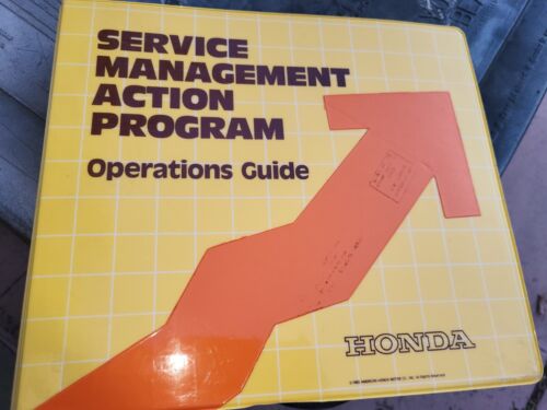 1982 Honda Service Management Binders