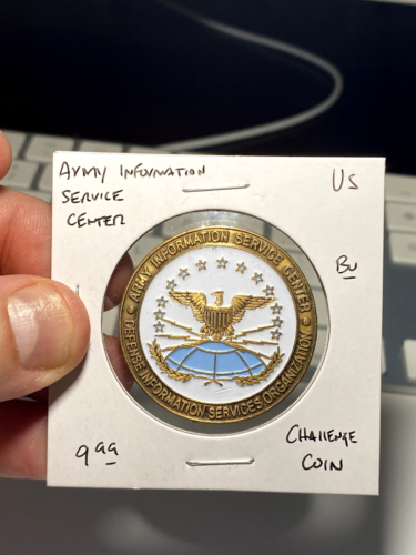 United States Army Information Service Center Challenge Coin