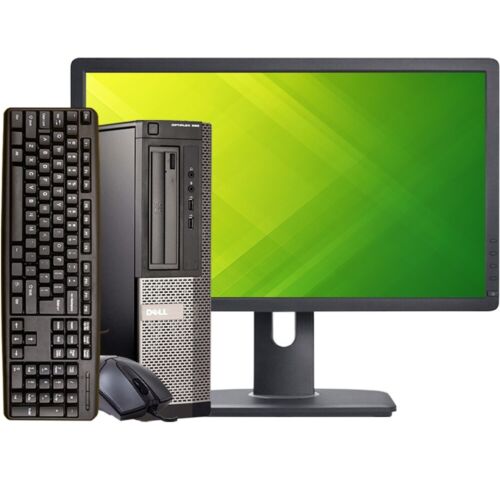 Dell Desktop Computer i5 PC SFF Up To 16GB RAM 2TB HD/SSD 24in Windows 10 Pro