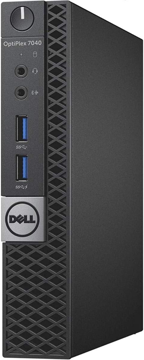 Dell Optiplex 7040 Micro Form Factor Desktop, Intel Quad Core i5 6500T 2.5Ghz, 16GB DDR4, 1TB SSD, Wi-Fi, HDMI, Windows 10 Pro (Renewed)