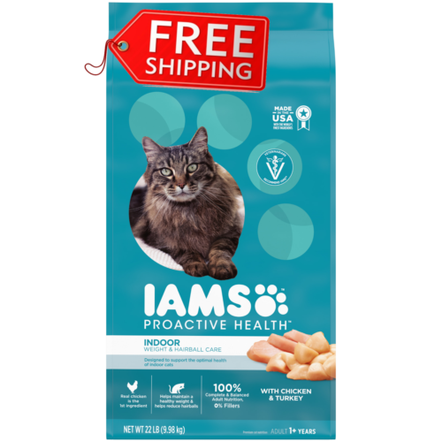 Iams Proactive Health Chicken And Turkey Dry Cat Food, 22 Lb Bag