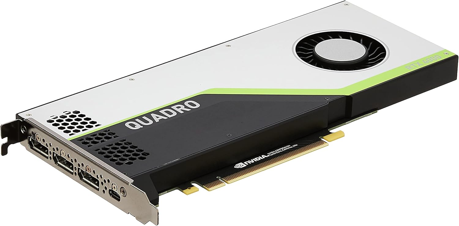 PNY NVIDIA Quadro RTX 4000 8GB GDDR6 – The World’S First Ray Tracing GPU (Renewed)