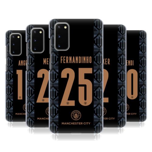 MAN CITY FC 2020/21 PLAYERS AWAY KIT GROUP 2 HARD BACK CASE FOR SAMSUNG PHONES 1