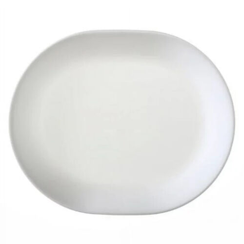 Corelle 12.25″ Serving Platter | Classic Winter Frost White | Triple-Layer Glass