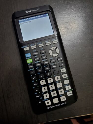 Texas Instruments TI-84 Plus Ce Graphing Calculator  AS IS Missing glass