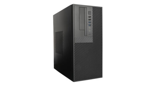 INWIN CP712.CQ450TB3+ 15.5L Small Form Factor Micro-ATX Mini Tower Chassis Black